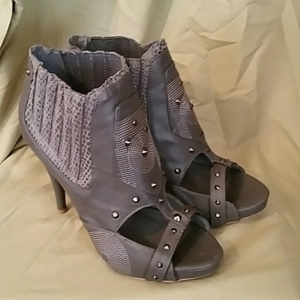 Open Toed Ankle Boot